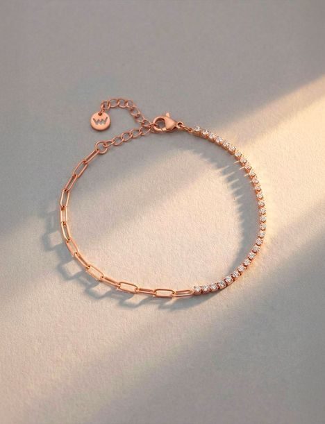 Zapestnica Lumisa Rose Gold