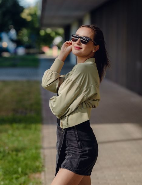 Tilly Dotty Brown ženske polarizirane sončna očala