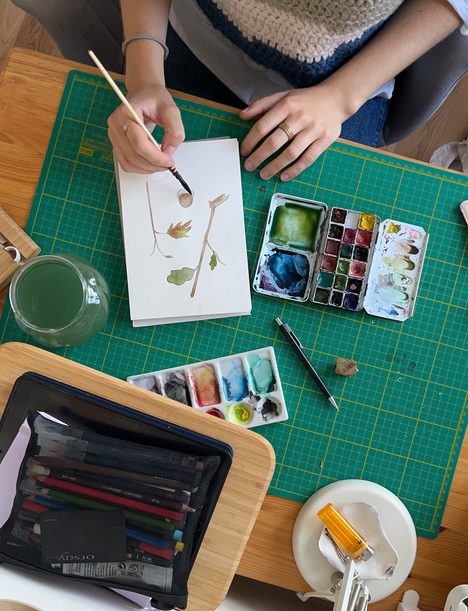 Korra Wildflowers Grey