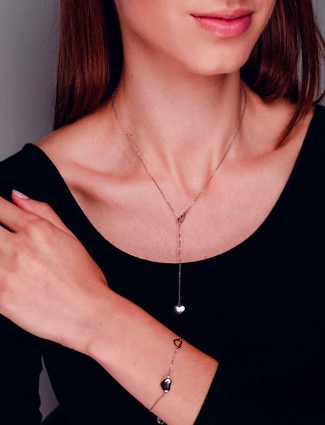 Verižica Sweet heart Silver