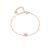 Zapestnica Joella Rose Gold