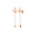 Uhani Gleam Rose Gold