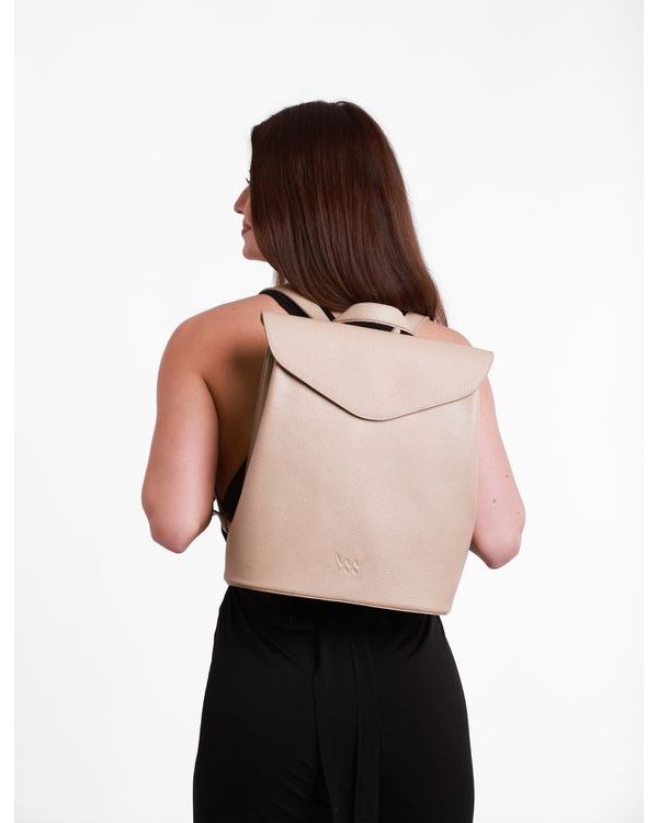 Joanna Leather Beige