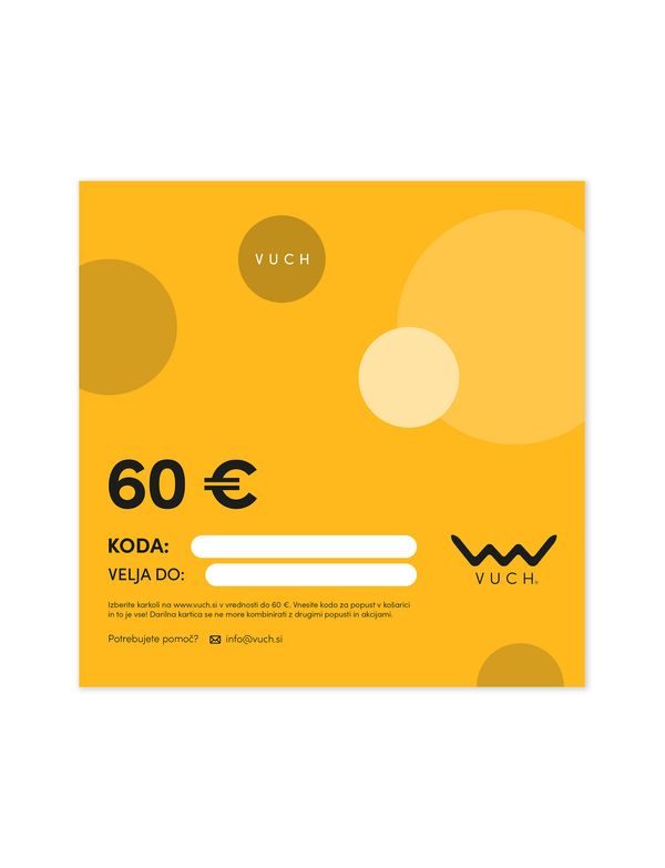 E-darilne kartice 60 €