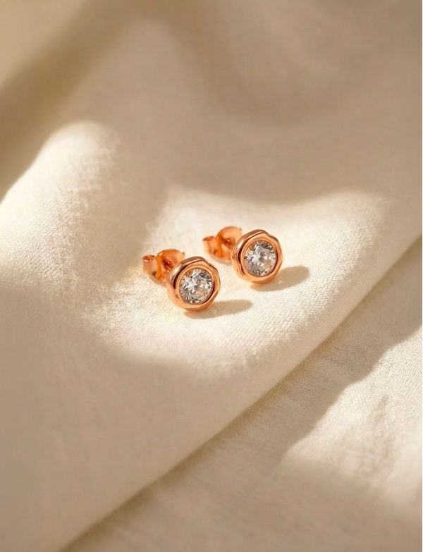 Uhani Ellin Rose Gold