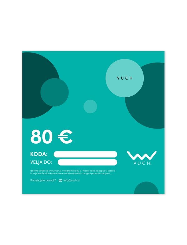 E-darilne kartice 80 €