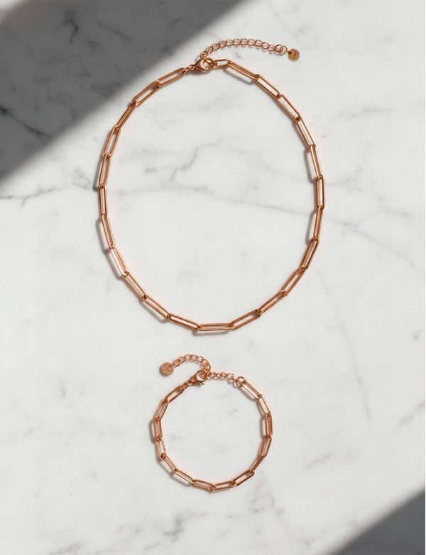 Ogrlica Elar Rose Gold