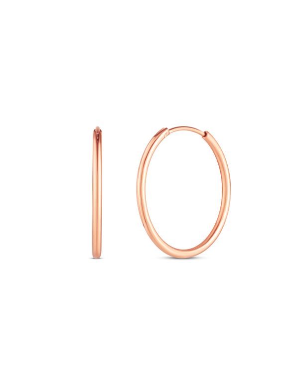 Uhani Yetta Middle Rose Gold