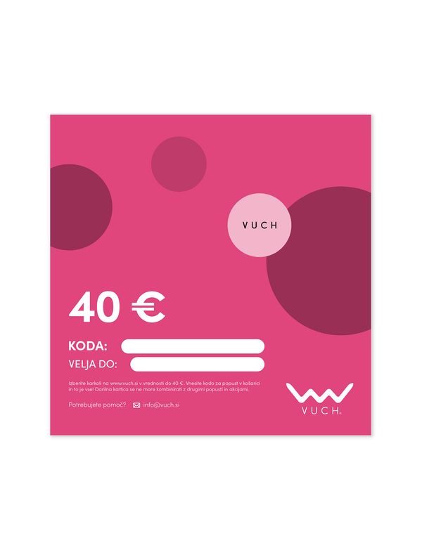 E-darilne kartice 40 €