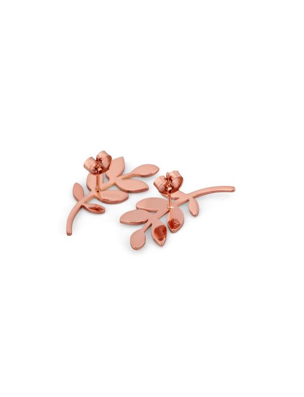 Uhani Leaves Rose Gold