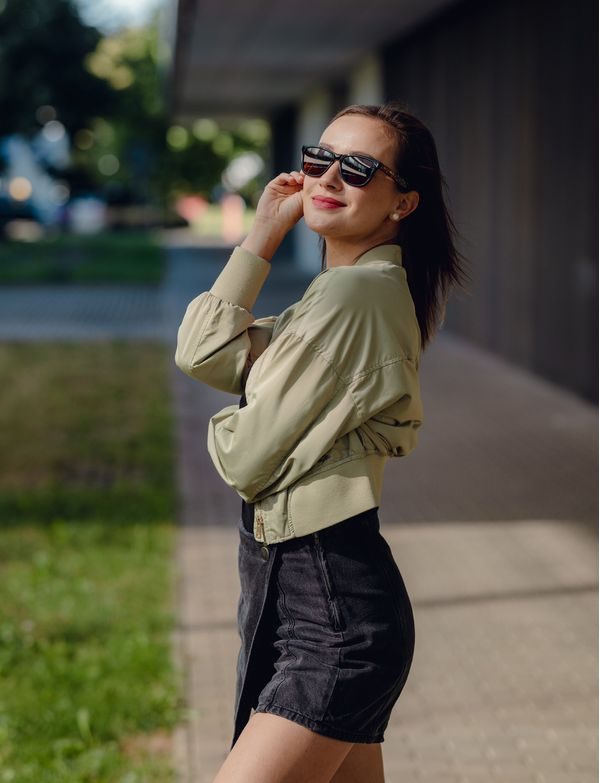 Tilly Dotty Brown ženske polarizirane sončna očala