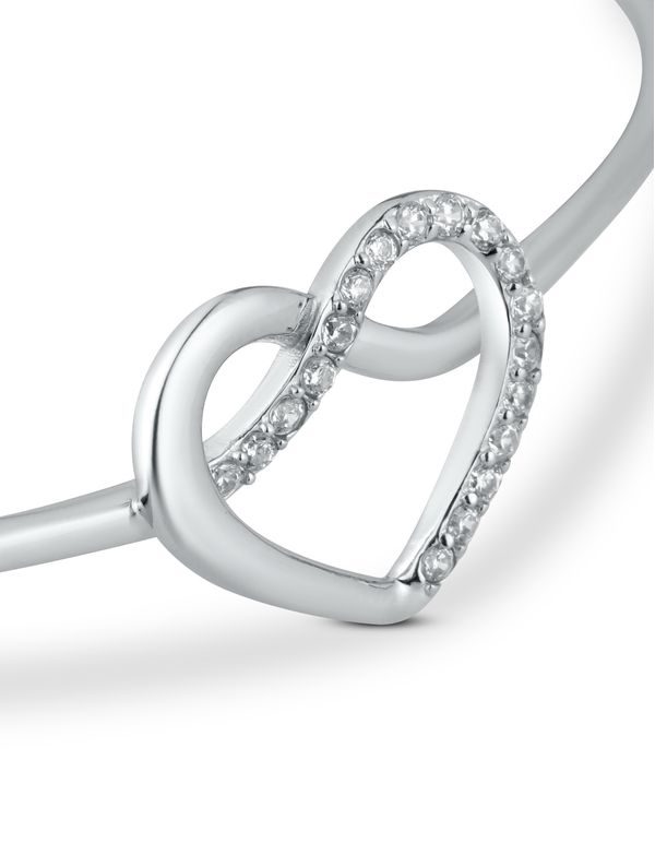 Zapestnica Annie Heart Silver