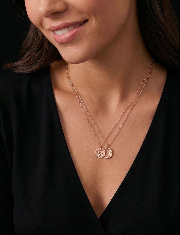 Ogrlica Lunara Rose Gold