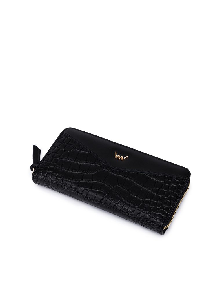 VUCH Keryth Black.

Novčanik od vlaknaste kože
Kombinacija glatkog materijala i uzorka krokodilske kože
Dvostruki džep s patentnim zatvaračem za kovanice
Dva prostrana džepa za novčanice
 Kožni novčanici
Kvaliteta i trajnost.