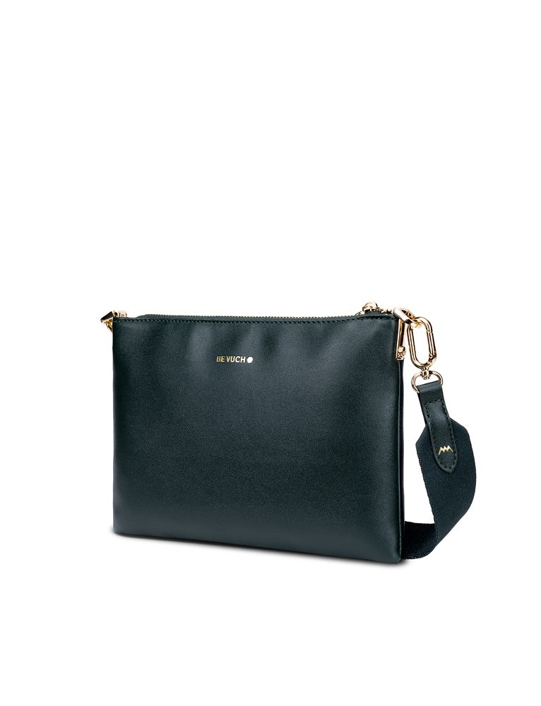 VUCH Clasie MN Dark Green.

Dvije torbe u jednoj, koje se mogu odvojiti
Monogram VUCH na manjoj torbi
Glavno zatvaranje na patent
Dva remena - tekstilni crossbody i lanac za ruku
 Monogram
Želiš imati neuobičajen šmrc i biti Vuch do posljednjeg detalja?
Vuch je tvoja najvernija ljubav, pa to reci svima bez ijedne izgovorene riječi.