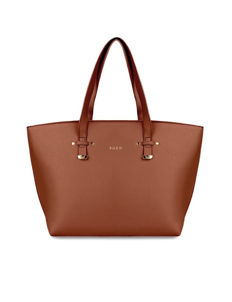 VUCH Benita Brown.

Uglađena elegancija izvana, razigrana iznutra
U sklopu torbice kozmetička torbica (150 x 220)
Stražnji džepić za sitnice na patent

Dugačka remena za pričvršćivanje – dva načina nošenja

 VELIKE TORBICE
Nažalost nismo u Hogwartsu i nemamo na raspolaganju Hermioninu čarobnu torbu u koju je stao i šator.