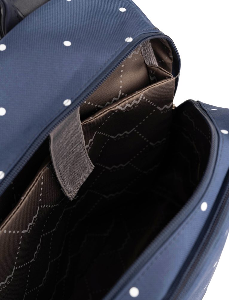 VUCH Zane Dotty Blue.

Unutarnja torba s odvojenim prostorom za mini prijenosno računalo
Podesive naramenice
Prednji pretinac s patentnim zatvaračem
Izuzetno jak i izdržljiv materijal
 TRAVEL KOLEKCIJA  
Na putu, na cesti, na terenu, pratim vas s novim ruksakom!...