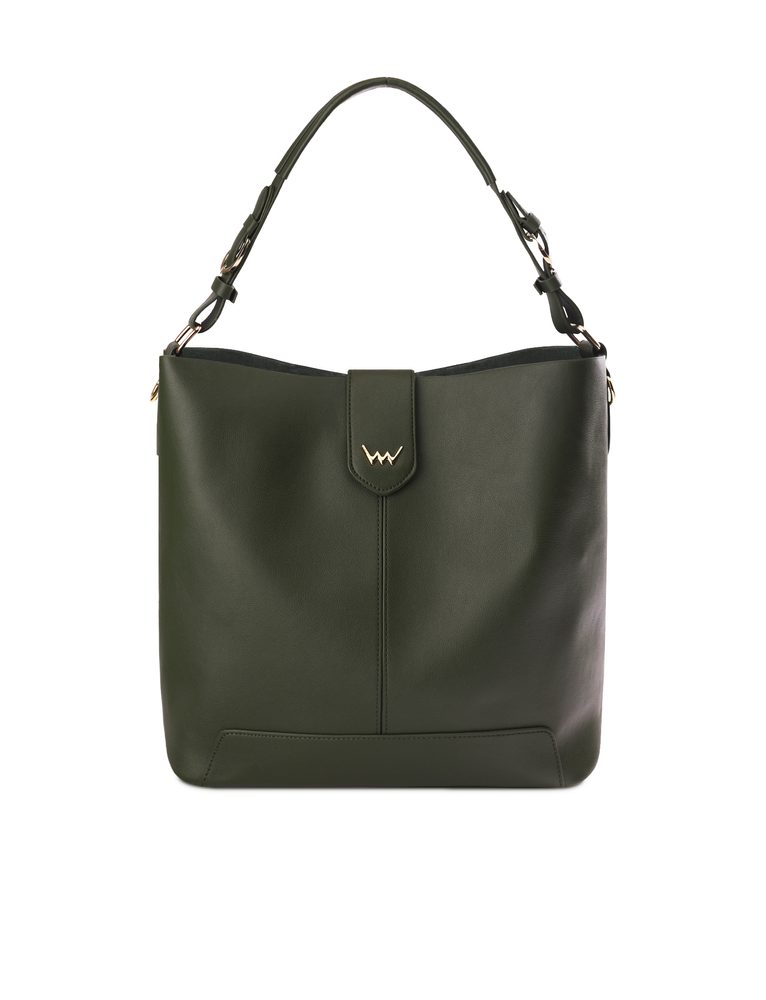 VUCH Rubia Olive.

Glavno zatvaranje na snažan magnet
Unutrašnja otkopčavajuća torbica
Torba s čvrstim dnom koje štiti 4 metalna pina
Podesivi remen + otkopčavajući crossbody remen
 Ručne torbe
Razmišljaš da si nabaviš ručnu torbu koju nikad nećeš ispustiti iz ruke?