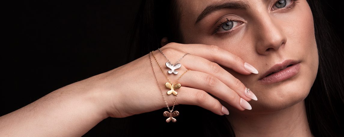 Ogrlica Dove Rose Gold