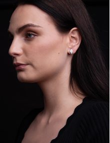 Naušnice Bowy Silver
