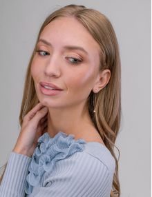 Naušnice Moore Silver