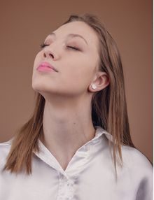Naušnice Moore Silver