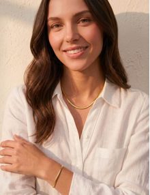 Ogrlica Sanija Rose Gold