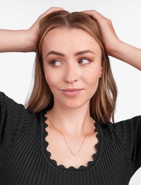 Ogrlica Amelora Rose Gold