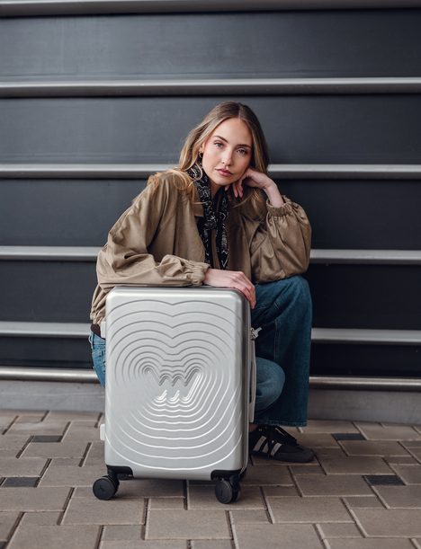 Precious Silver mali putni kofer