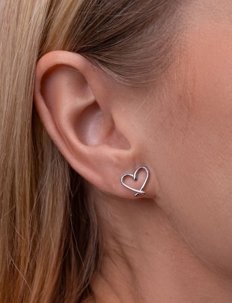 Naušnice Emery Silver