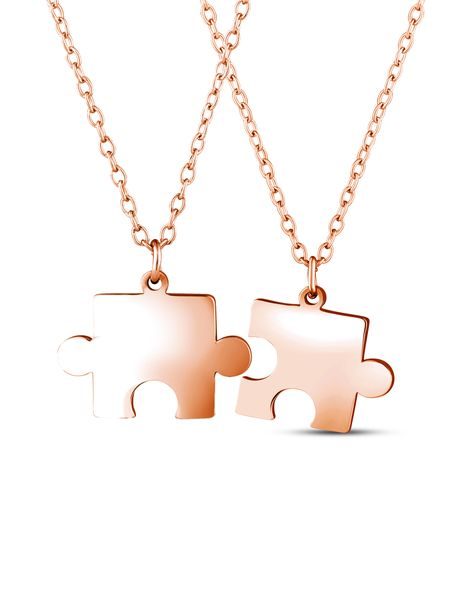 Ogrlica Puzea Rose Gold