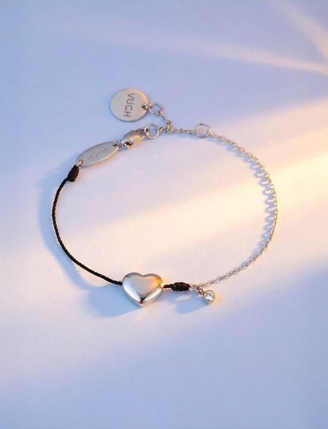 Narukvica Shiny Heart Black