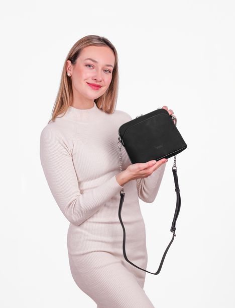 Fossy Mini Suede Black