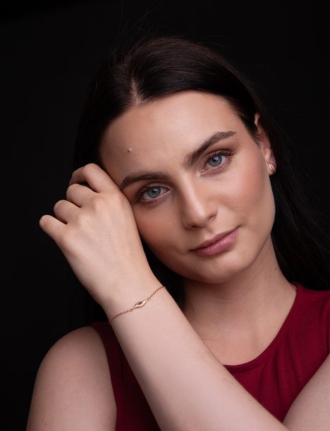 Naušnice Enid Rose Gold
