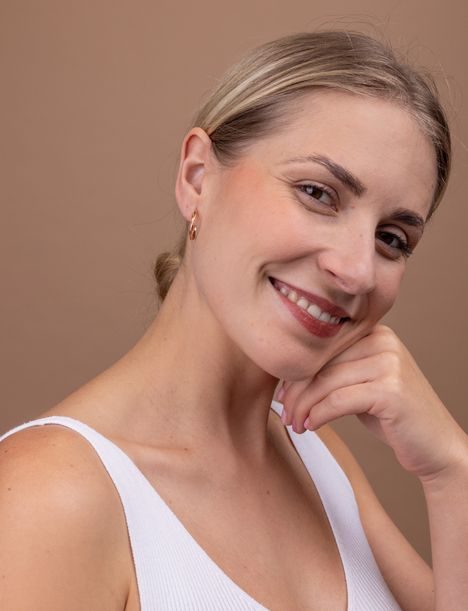 Naušnice Aster Rose Gold