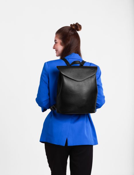 Joanna Leather Black