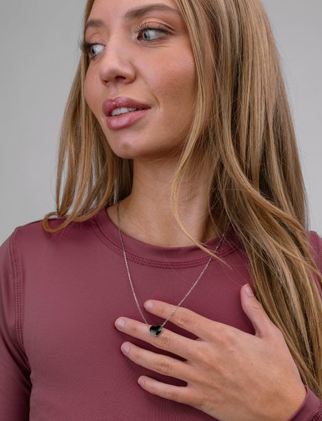 Ogrlica Sophie Heart Black