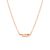 Ogrlica Joceline Rose Gold