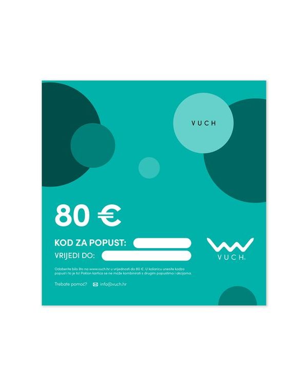 E-poklon kartice 80 €