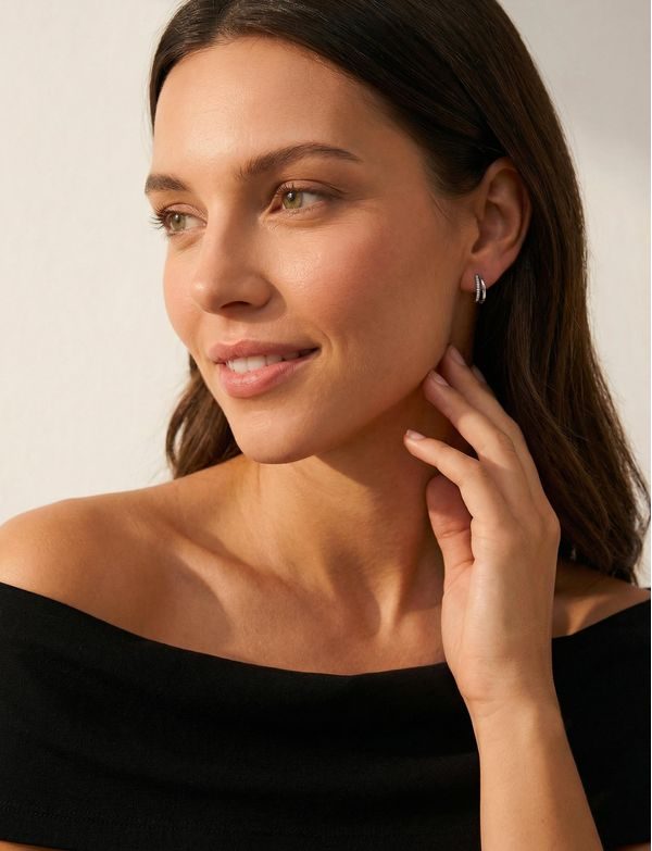 Naušnice Riny Silver