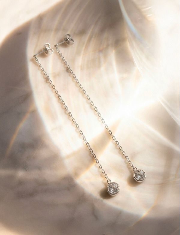 Naušnice Saria Silver