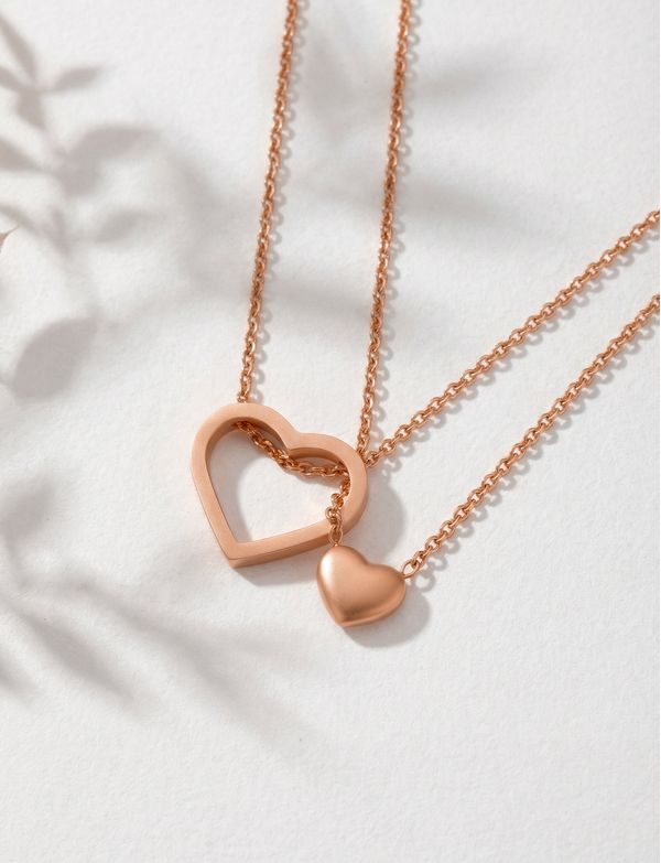 Ogrlica Claribel Rose Gold