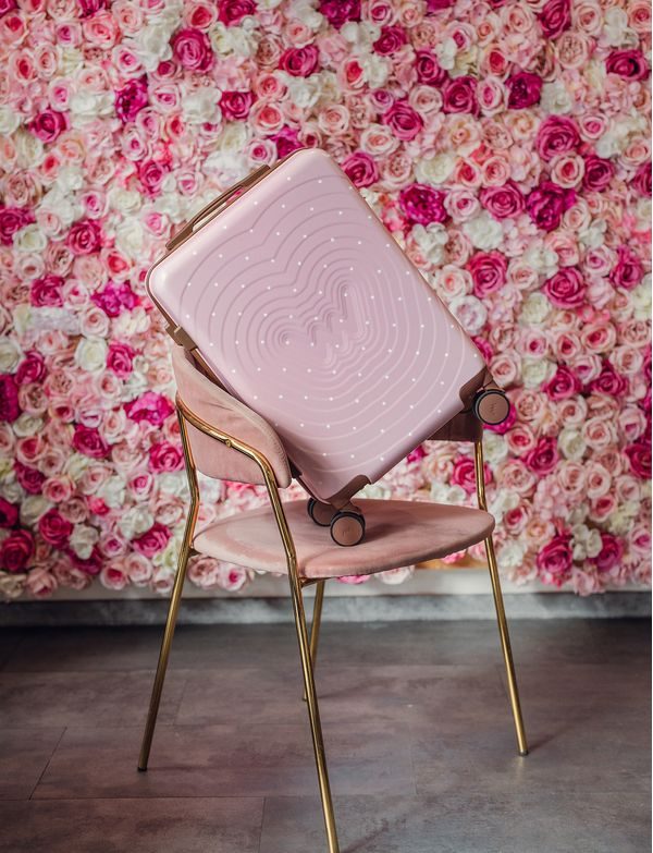 Precious Dotty Pink mali putni kofer