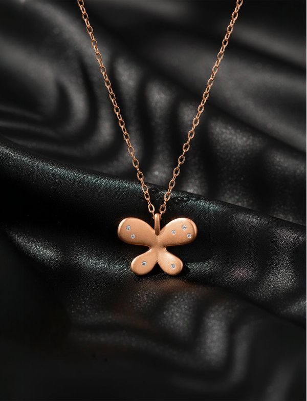 Ogrlica Sanija Rose Gold