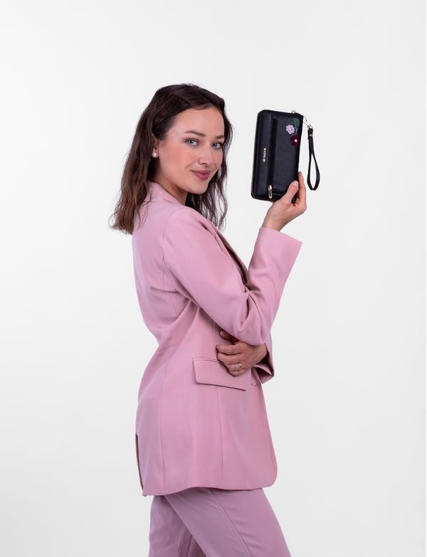 Nightie Nicci Flowers Black