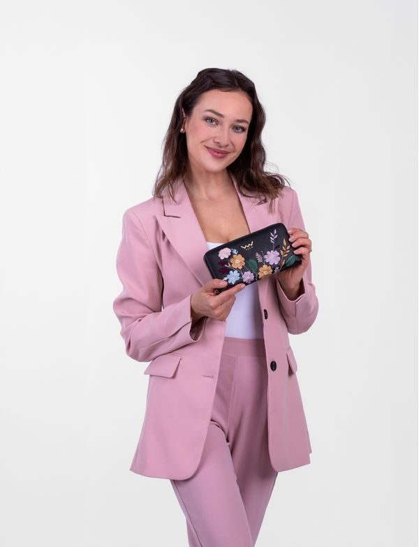 Nightie Nicci Flowers Black