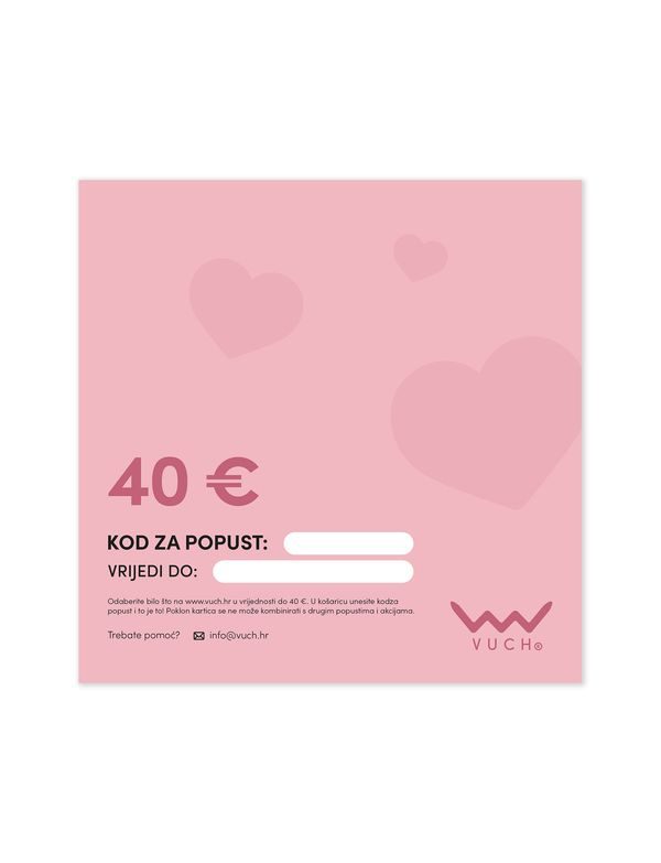 E-poklon kartice 40 €