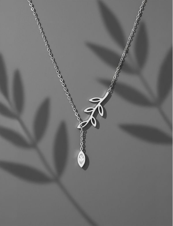 Ogrlica Fallness Silver