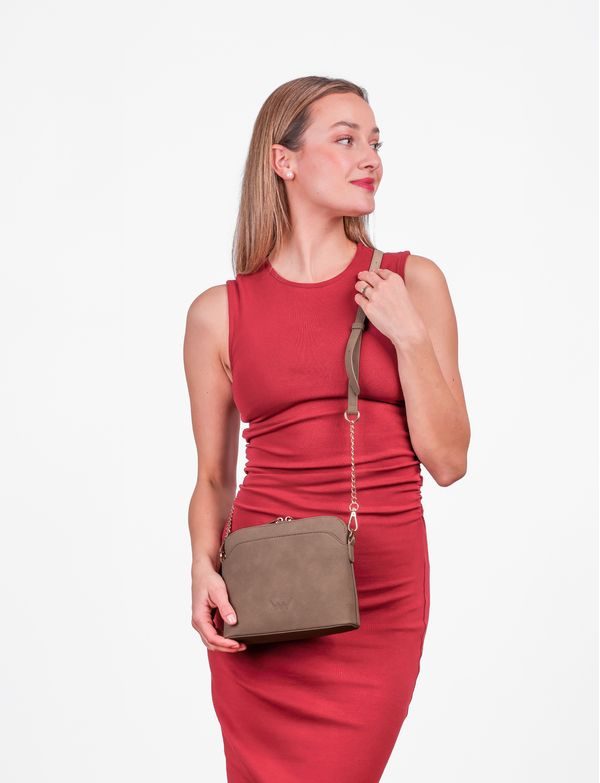 Fossy Mini Suede Beige