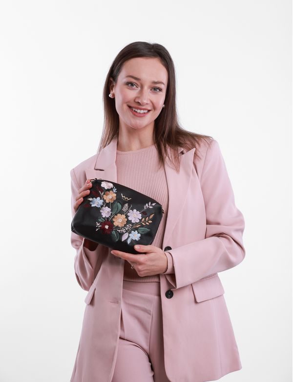 Coalie Flowers Black